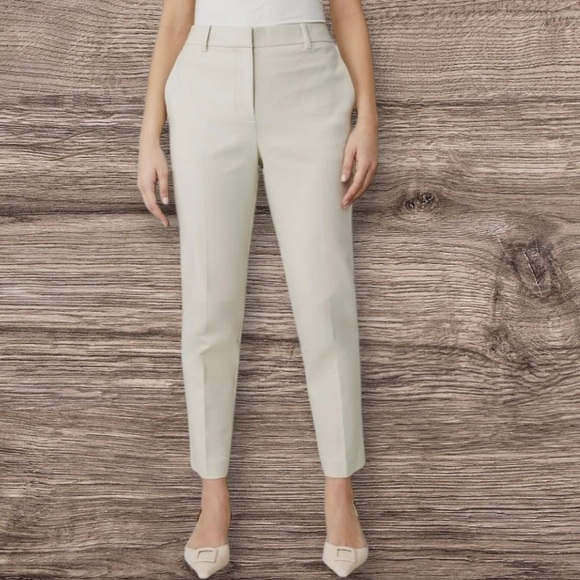 Ann Taylor Factory Pants - NWT Ann Taylor Factory Signature Straight Ankle Length Off-White Pants Size 14